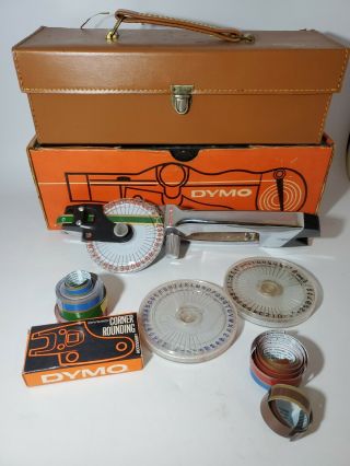 Dymo M - 29 D Tapewriter Chrome Label Maker Hand Held Embossing Tool Vintage