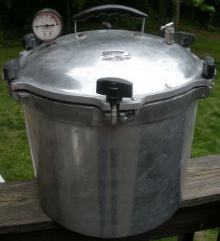 All - American Pressure Cooker Model 921.  Cast Aluminum For Canning? Vintage?