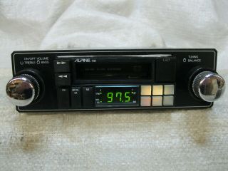 Alpine High Power 7263 Am/fm Cassette Radio Knob (shaft Style) Vintage Lqqk