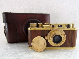 Leica Ii (d) K.  M.  Kriegsmarin Ww 2 Vintage Russian Rf 35mm Gold Camera