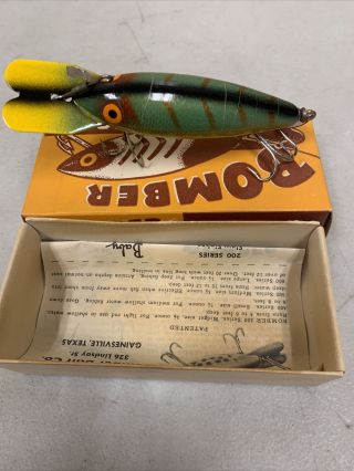 Vintage bomber fiahing lure SPECIAL LWB and paperwork 2