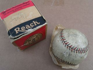Vintage Reach Official American League Ball 32 Detroit Tigers Signed Jojo White