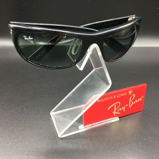 Vintage B&l Ray Ban L2870 Noas G15 Crystal Black Ebony Balorama Wrap Sunglasses
