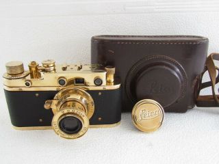 Leica - Ii (d) Wiking Wwii Vintage Russian Rf Film 35mm Gold Camera