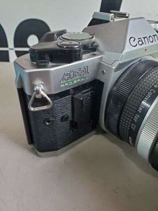 Vintage AE1 Canon Camera with a 50mm Camera Lens and Strap 3