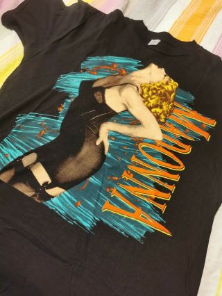 Madonna - Vintage 1990 Blonde Ambition Tour T - Shirt - Size Large