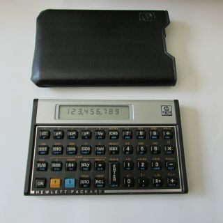 Hp 15c Vintage Scientific Calculator With Soft Case,  Very Good Cond,  Usa