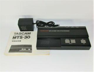 Tascam Mts - 30 Midi Tape Synchronizer W/ Ac Adapter Vintage From Japan