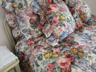 Ralph Lauren Vtg.  Allison Full/qn Comforter Dry Cleaned Once Fabric Looks