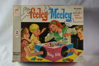 Feeley Meeley Game Vintage Milton Bradley Box {bc}