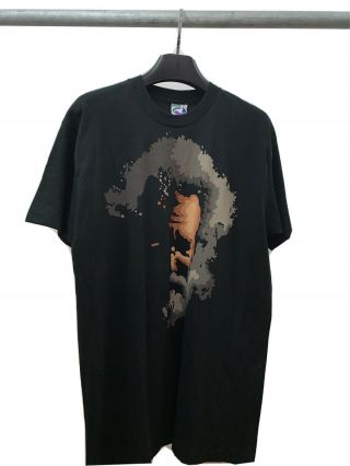 Vintage 1995 Jerry Garcia Authentic Liquid Blue T - Shirt Size Xl