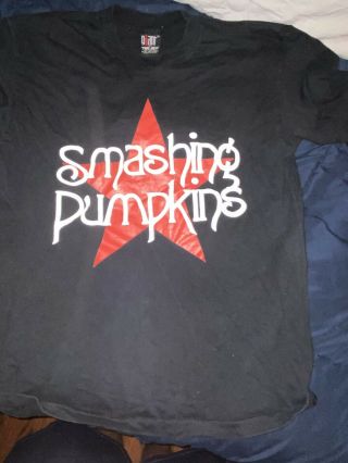 Smashing Pumpkins Red Star Just Say Maybe Vintage T Shirt Giant Xl