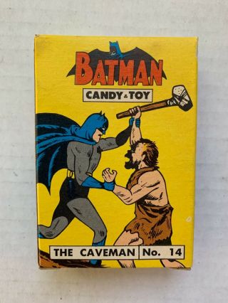 Vintage - Batman Candy And Toy Box Only - Dc Comics 1966 Caveman