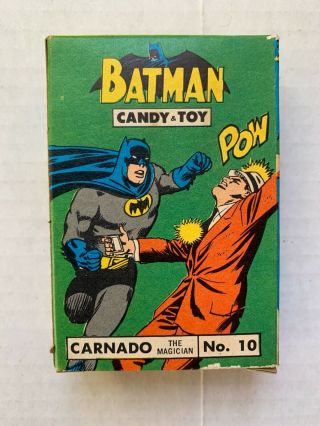 Vintage - Batman Candy And Toy Box Only - Dc Comics 1966 Cornado