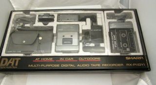 Vintage Sharp Rx - Pi (gy) Multi - Purpose Digital Dat Audio Tape Recorder