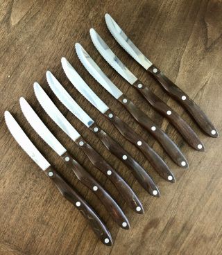 Set Of 8 Vintage Cutco Serrated Steak Knives 1059.