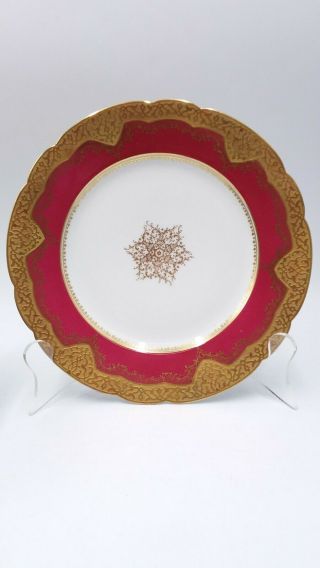 Vintage 10 Pc.  Limoges France Dinner Plates by CA Victor Freisinger 2