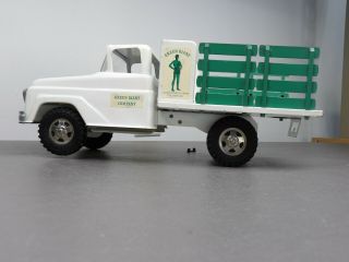 Vintage 1961 Tonka Private Label Green Giant Farm Stake Truck 3