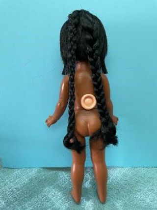 Vintage Ideal Black Velvet Doll Crissy African American Gorgeous 3