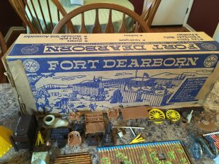 Vintage Marx Fort Dearborn Playset with Box 2