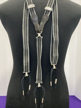 Rrl Ralph Lauren Vintage Style Striped Stretch Braces - Men