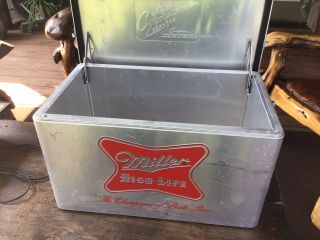 Rare Vintage Cronstroms Miller High Life Beer Picnic Cooler
