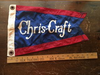 Vintage Chris Craft Boat Pennant