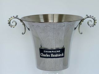 Vintage Charles Heidsieck Champagne Bucket (limited Edition)