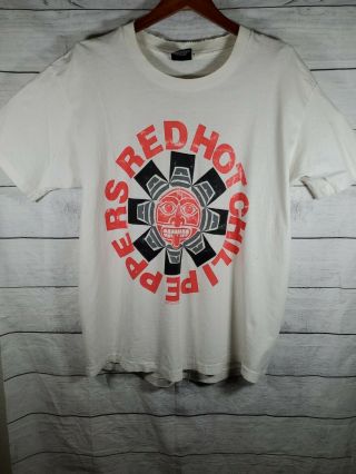 Rare Vintage 1991 Red Hot Chili Peppers Xl Shirt Single Stitch Distressed Fragil