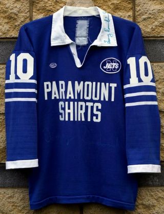 Newtown Jets Signed Numbered Rugby League Jersey Vintage Retro