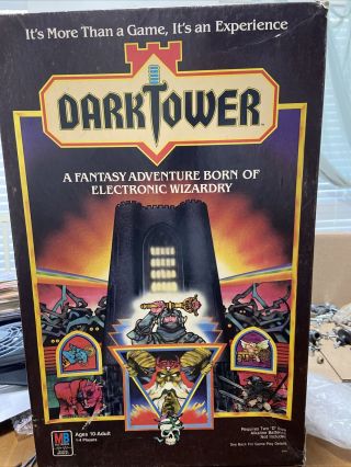 Vtg 1981 Dark Tower Milton Bradley Board Game Tower Not Nearly Complete
