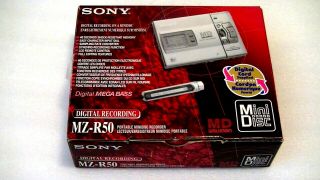 Vintage Sony Minidisc Walkman Recorder Mz - R50,  Item G83