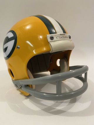 Vintage 1977 Medalist Gladiator G - 44 Green Bay Packer Football Helmet Size 7