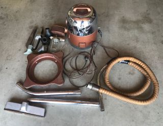 Vintage Rexair Rainbow Vacuum Model D Functional With Attachments
