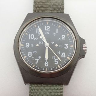 Vintage Mens Stocker & Yale Sandy 184a H3 Mechanical Military Wristwatch Watch