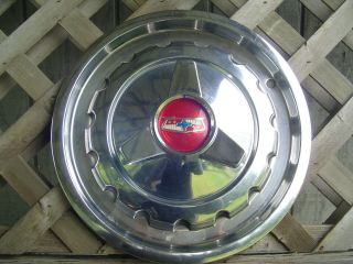 One Vintage 1957 Chevrolet Chevy Belair Impala Nomad Biscayne Hubcap Wheel Cover