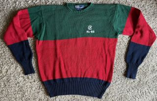 Vintage 1993 Polo Ralph Lauren Rl - 93 Knit Sweater 1967 Size M L Rare