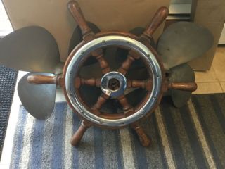 Vintage Chris Craft 1950s Steering Wheel P 22 1/2”