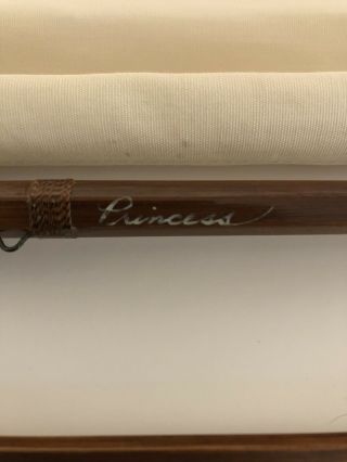 Horrocks Ibbotson 7’6” 2 Piece Bamboo Fly Rod,  Includes Both Tips (one Broken)