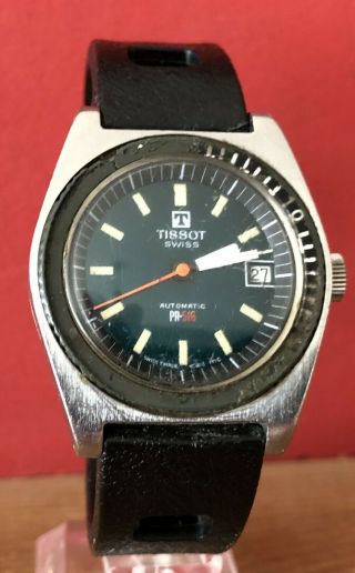 Rare Vintage Tissot Pr516 Automatic Divers 21 Jewel Watch - Gwo - A/f