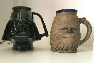 Vintage 1977 Rumph Star Wars Darth Vader Chewbacca Mug/tankard 20th Century Fox