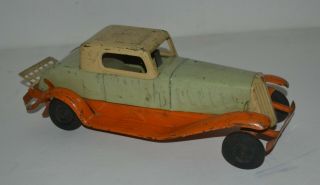 Vintage Girard,  1932 Pierce Arrow Pressed Steel Wind Up Toy Car,