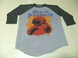 Vintage Black Sabbath 80 T Shirt Single Stich Rock Tour Band Metal Concert Rare