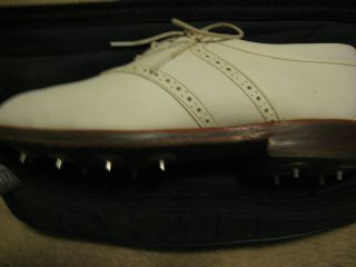 Vintage Reebok Classics Men’s All Leather Golf Shoes 10d