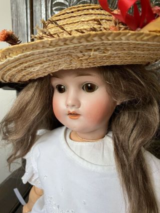 Antique Kley & Hahn Walkure 250 Doll.  20 Inches.  Pretty Face.