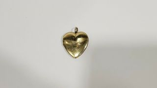Vintage 14k Gold Heart Shaped Locket