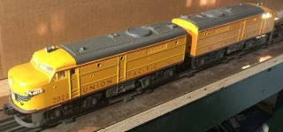 Lionel 2023 Vintage O Union Pacific Gray & Yellow Alco Aa Diesel No Box
