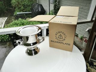 Newport Gorham Yb1705 Silverplated Wine Cooler Ice Bucket,  Box,