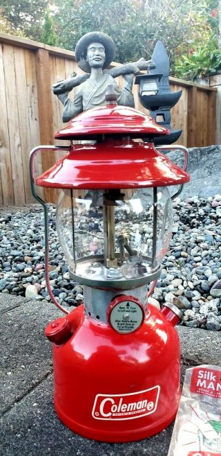 Vintage Red Coleman 200a Lantern Dated 12 - 1969 Best สวย – Suay
