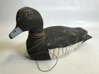 Vintage Louisiana Duck Decoy Made By Cleveland Cortez